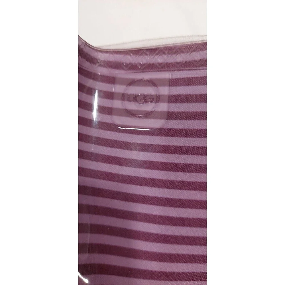 UGG Kids Raana Purple Striped Rain Boots Size 3
